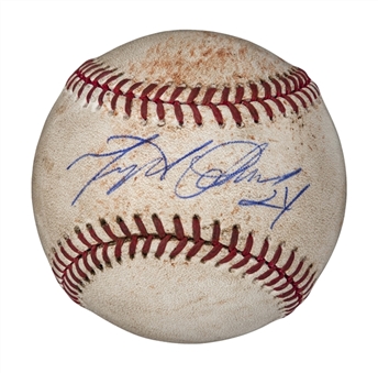 2013 Miguel Cabrera Game Used and Signed Baseball "MVP Season" (MLB Auth-JSA)